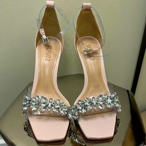 Schutz Shary Crystal Embellished Pump